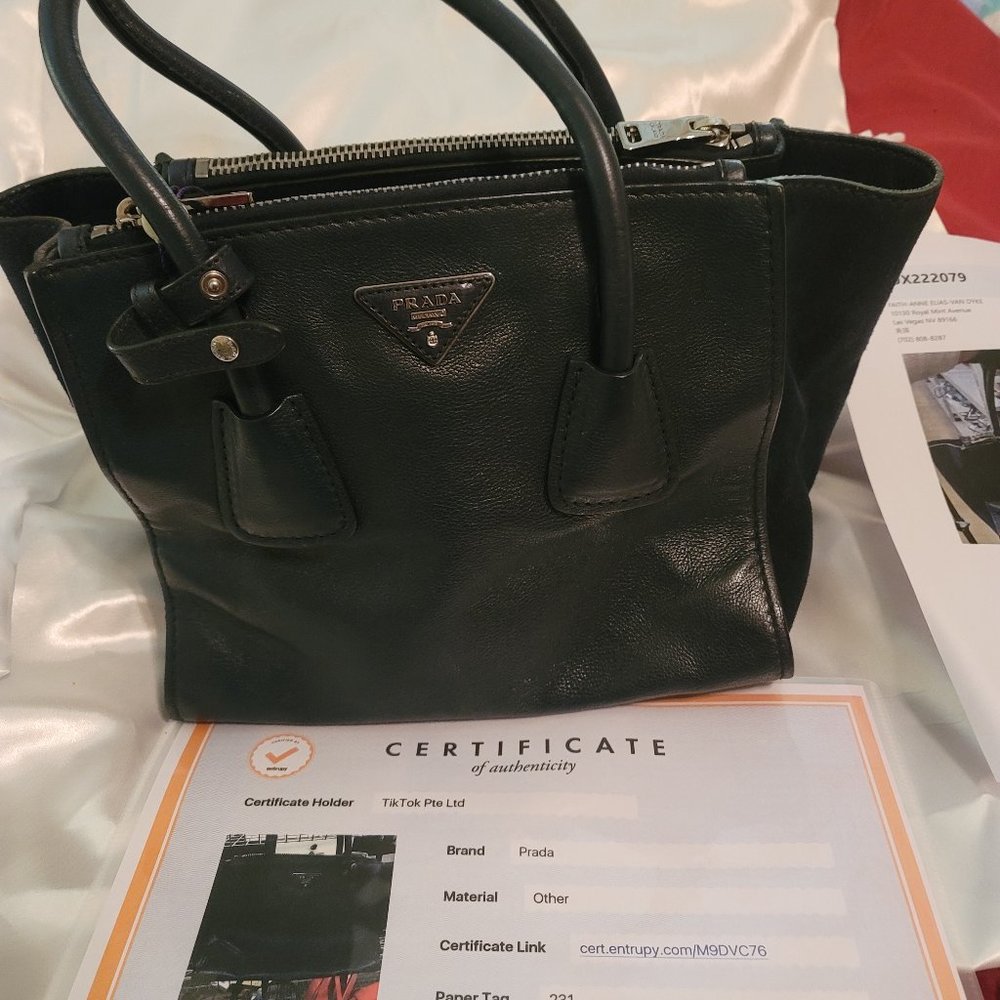Vintage Navy Blue Prada Purse